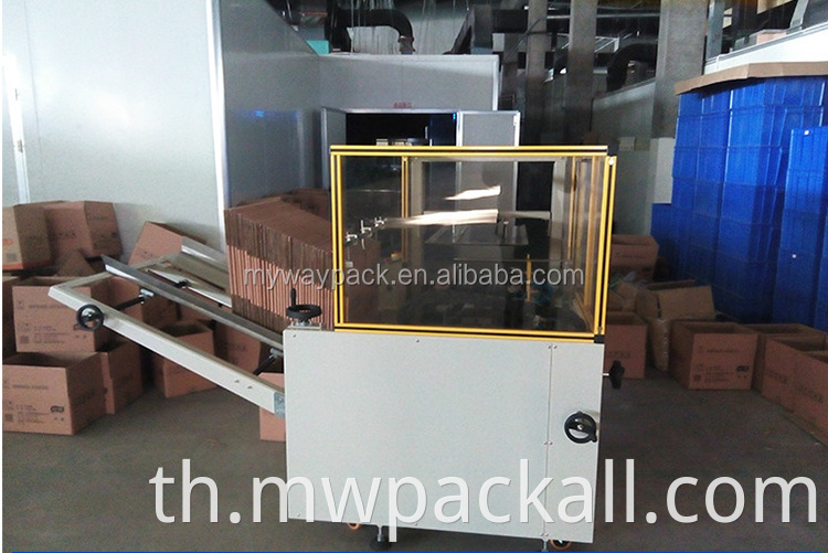 Auto Case Box erector erector ราคาโรงงานราคาขายส่งกล่องบรรจุกล่องบรรจุกล่องเครื่องแกะกล่องบรรจุกล่องขึ้นกล่อง